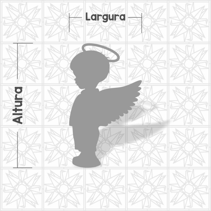 Silhueta Menino Anjo