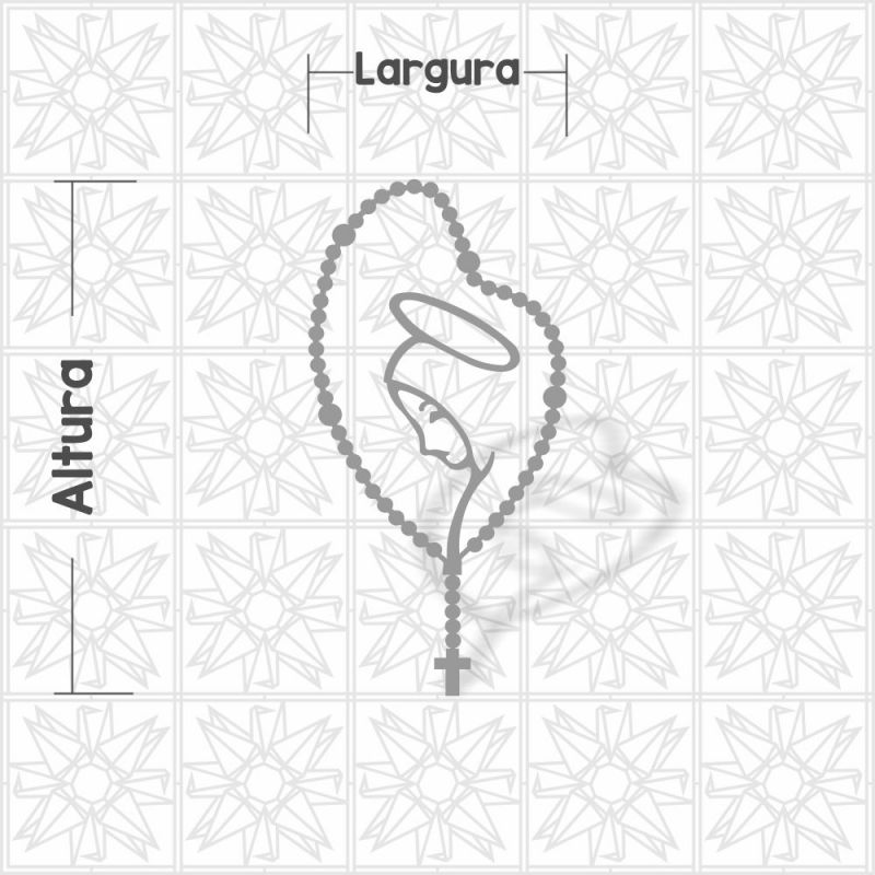 Terço Maria - Cruz Lisa